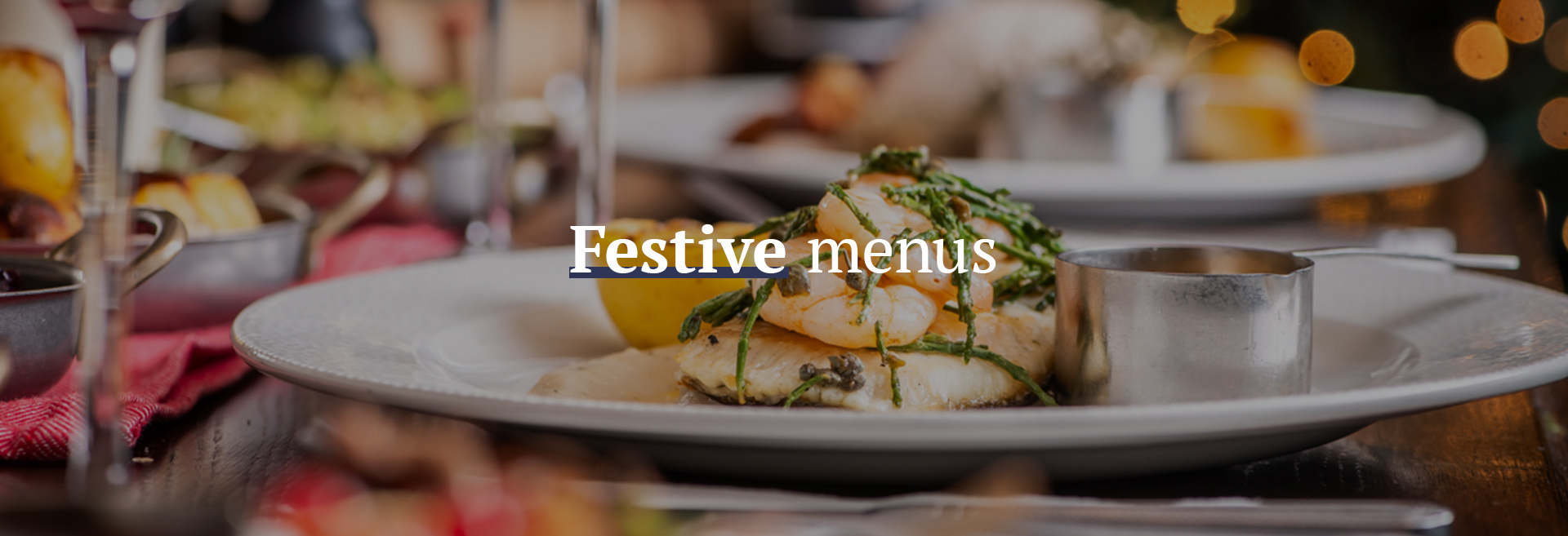 Festive Christmas Menu at The Marquis of Granby 