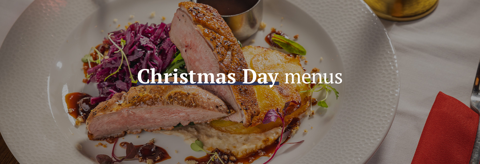 Christmas Day Menu at The Marquis of Granby