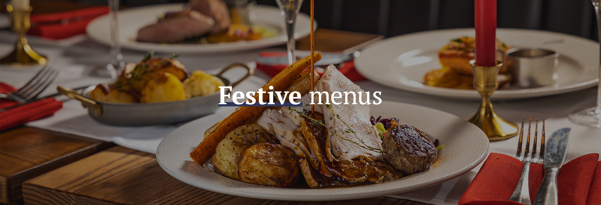 Christmas menu at The Marquis of Granby