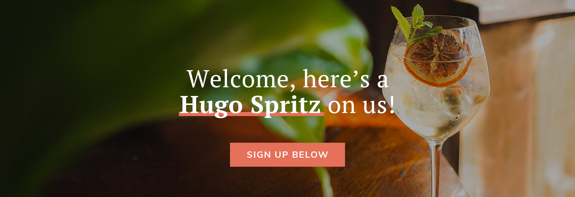 Sign up to the newsletter at The Marquis of Granby
